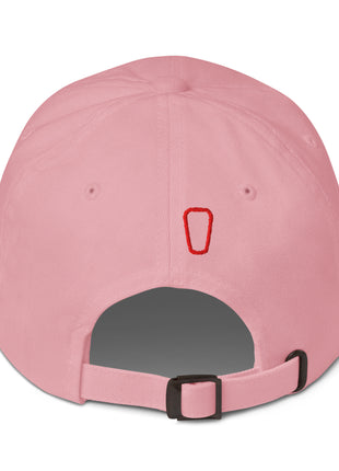 woiverrickt Cap pink hinten